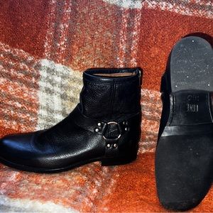 Frye Leather Moto Boots